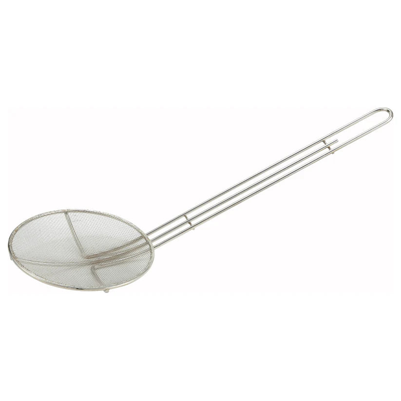 WINCO - Espumadera de Malla Redonda en Acero Niquelado - 16.5 cm (6.5
