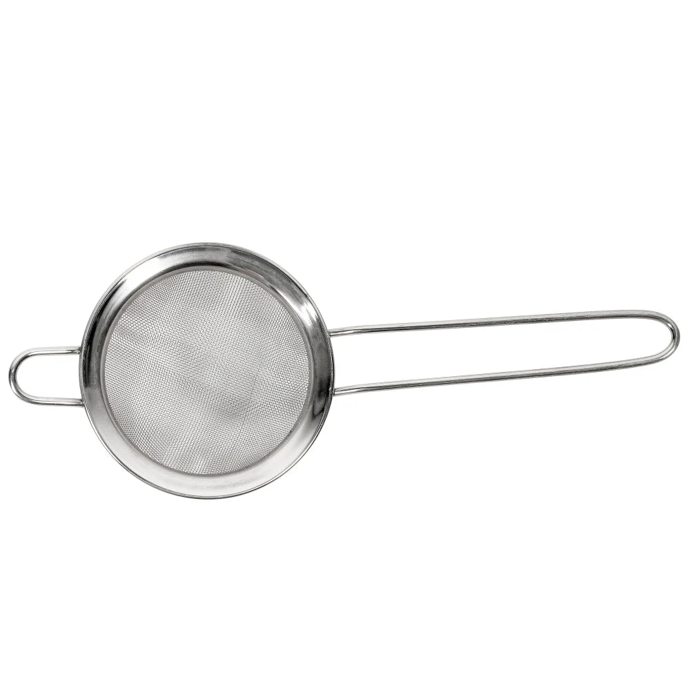 WINCO - Mini Colador de Malla Fina en Acero Inoxidable - 7.6 cm (3
