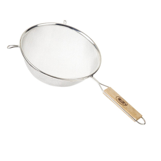 TABLECRAFT - Colador de Malla Media con Mango de Madera - 20.3 cm (8") - 88