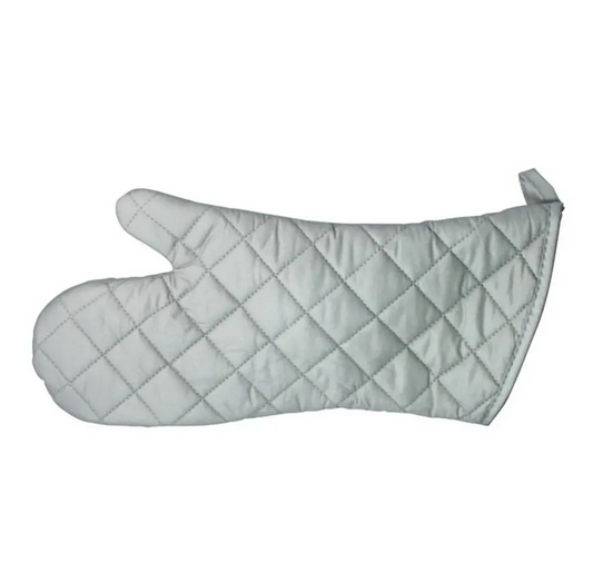 WINCO - Guante Térmico para Horno 15" (38.1 cm) de Algodón Gris | OMS-15