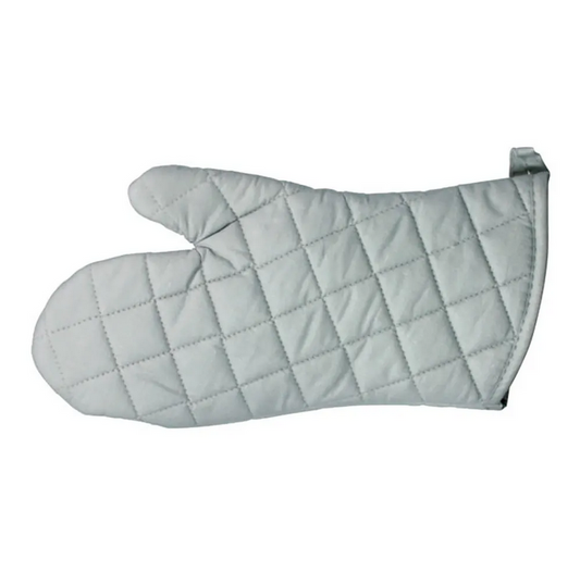 WINCO - Guante Térmico para Horno 13" (33 cm) de Algodón Gris | OMS-13