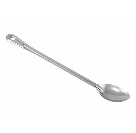 WINCO - Cuchara Profesional para Servir y Bañar 21" (53.3 cm) en Acero Inoxidable | BSOT-21
