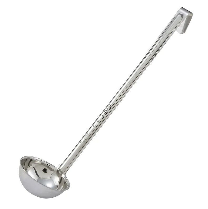 WINCO - Cucharón Profesional 4 oz (118 ml) Serie LDI en Acero Inoxidable | LDI-4