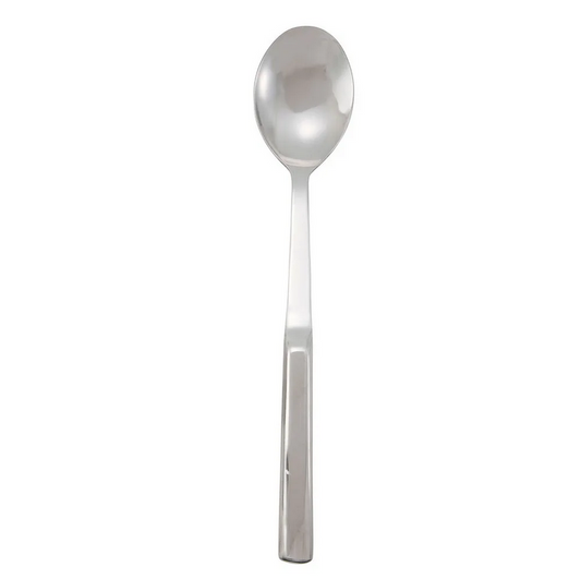 WINCO - Cuchara Deluxe Profesional Sólida 11 3/4" Acero Inoxidable | BW-SS1