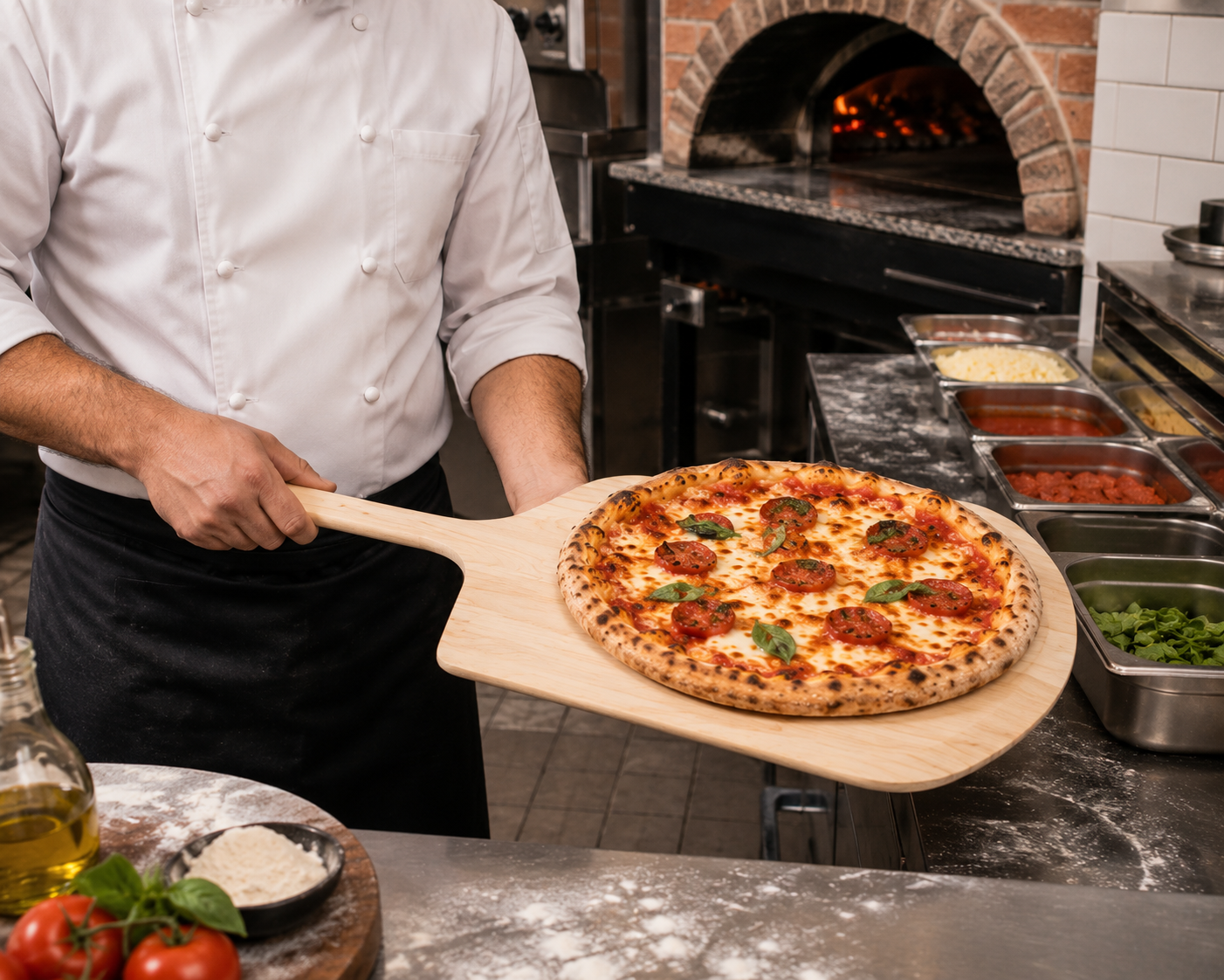 WINCO - Pala de Madera para Pizza 22