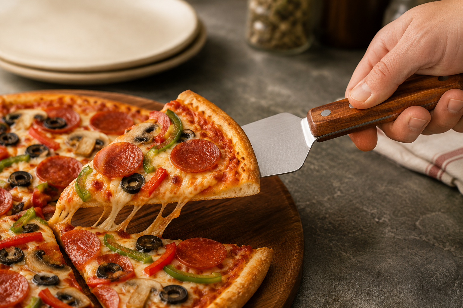 WINCO - Espátula Profesional para Pastel/Pizza 5 1/2