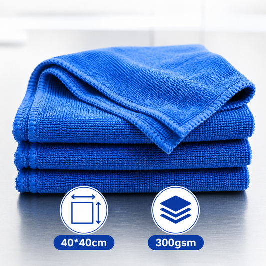 Paño / Toalla de Microfibra Azul