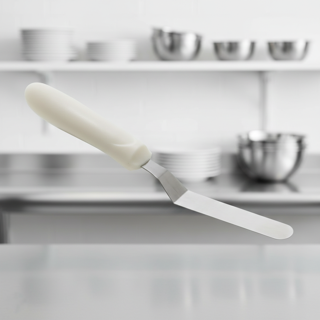 WINCO - Espátula Acodada para Repostería - 8.89 cm (3 1/2