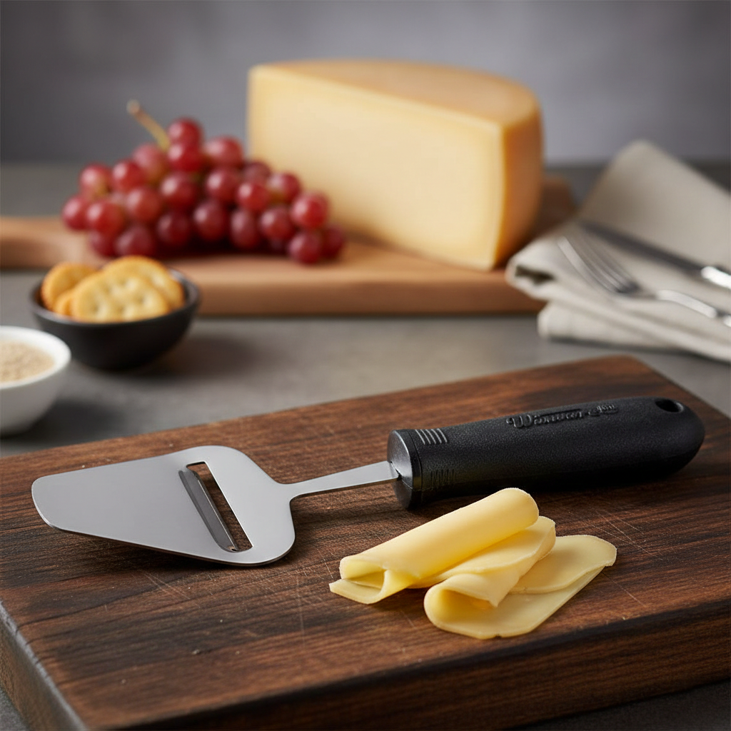 WINCO - Rebanador de Queso Tipo Pala en Acero Inoxidable - 22.8 cm (9