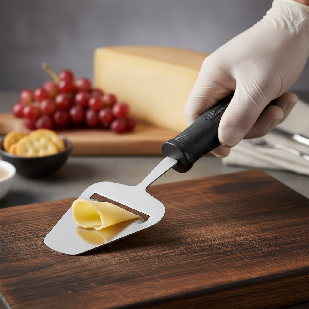 WINCO - Rebanador de Queso Tipo Pala en Acero Inoxidable - 22.8 cm (9