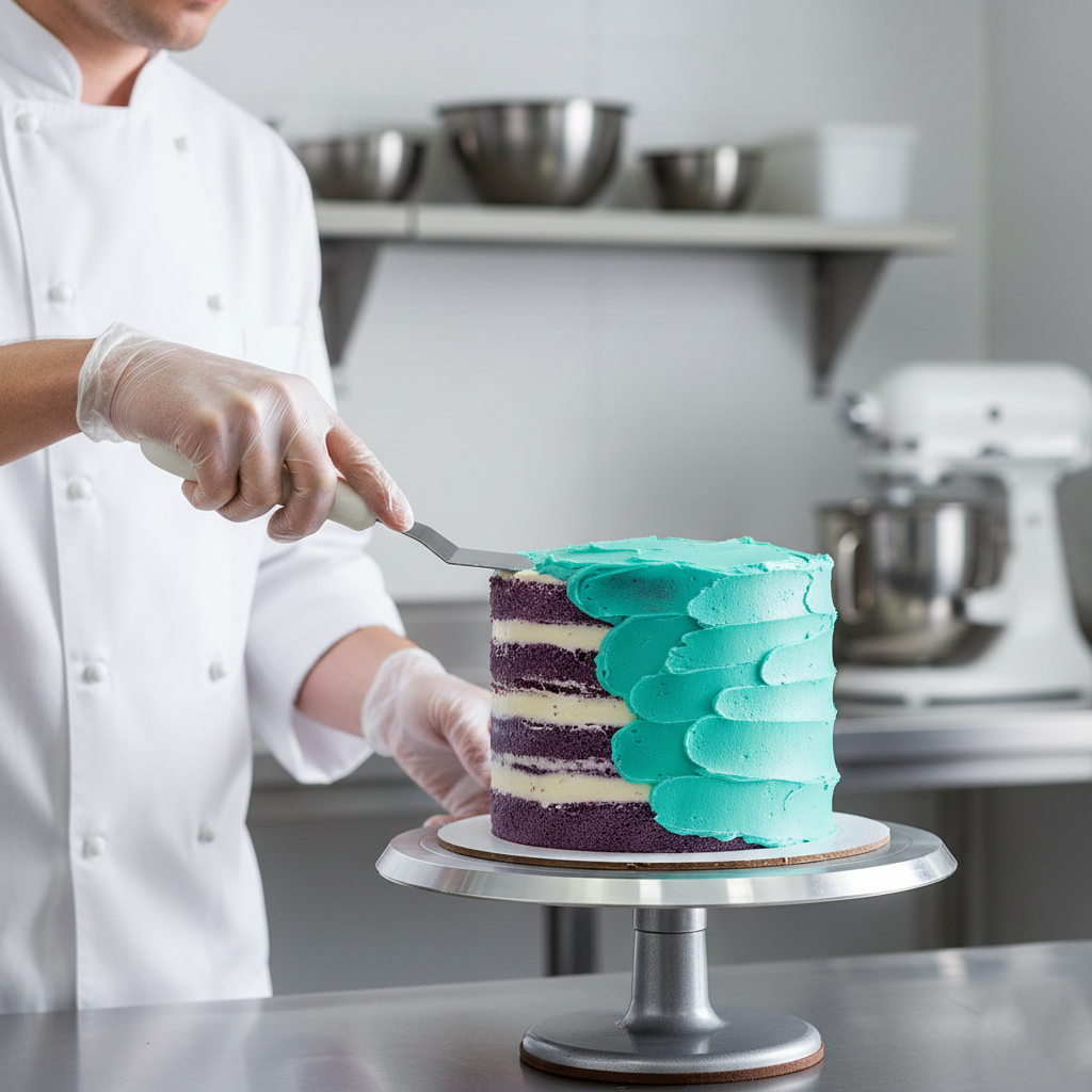 WINCO - Espátula Acodada para Repostería - 21.59 cm (8 1/2