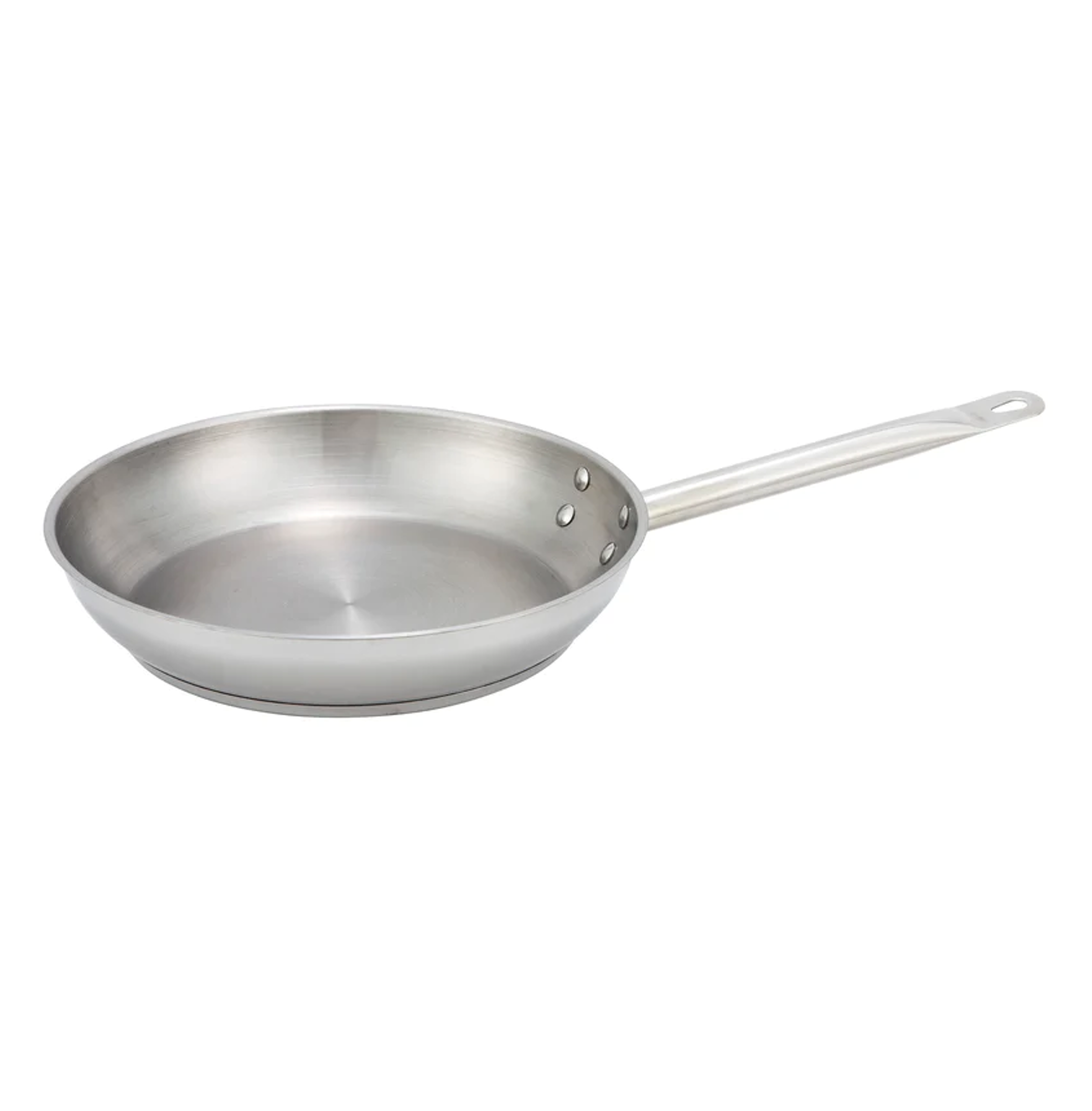 WINCO - Sartén de Acero Inoxidable - 24.13 cm (9 1/2