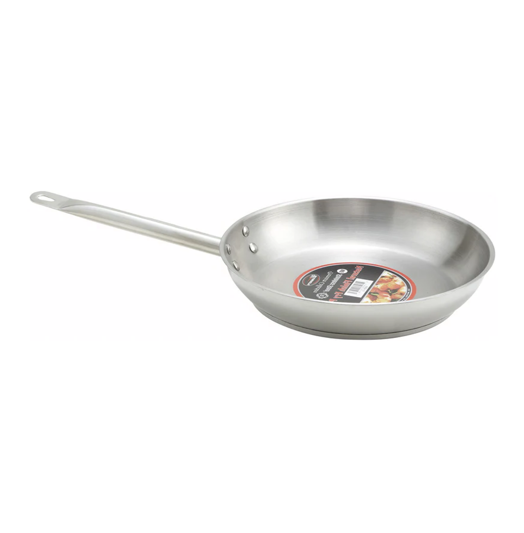 WINCO - Sartén de Acero Inoxidable - 24.13 cm (9 1/2