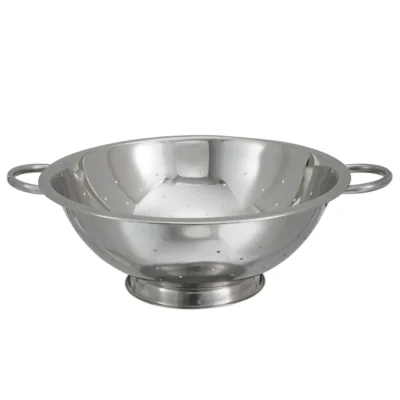 Escurridor / Colador Comercial Winco COD-14 de Acero Inoxidable (14 Litros / 16 1/2") / (Aprox. 13.2 Litros)