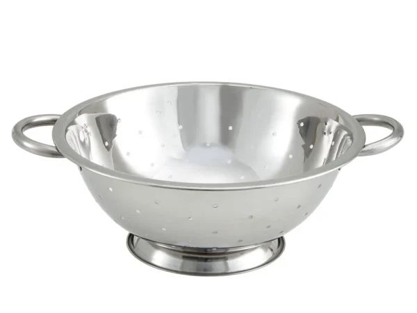 080-cod5 Escurridor / Colador Profesional Winco COD-5 de Acero Inoxidable (5 Litros / 12") / (Aprox. 30.5 cm)