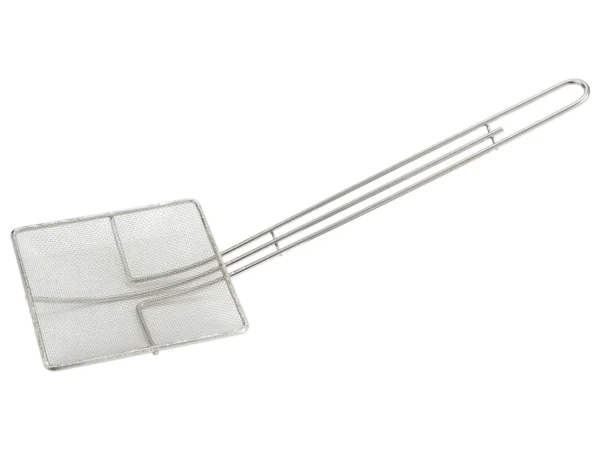 Espumadera Cuadrada de Malla Fina Winco SCF-6S de 6 3/4" x 6 3/4" (Mango de 20") / (Aprox. 17.1 cm x 17.1 cm)
