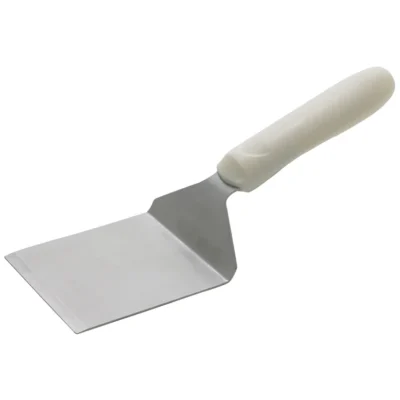 dca5b33f522be25b8dc595c2ad840a5cb5d942d3 Espátula Profesional de Acero Inoxidable Winco TWP-41 (4 1/8" x 3 3/4") - (aprox. 10.5 cm x 9.5 cm)